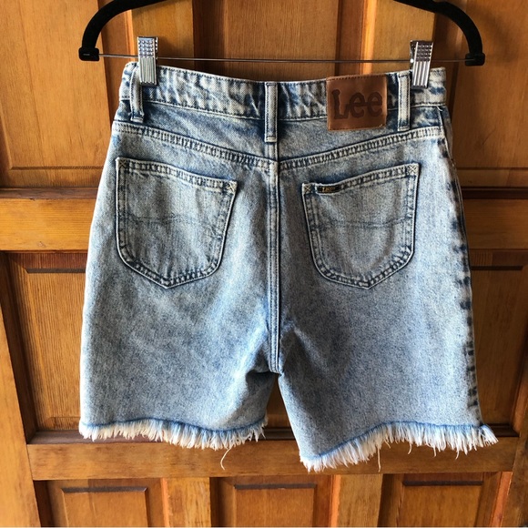 Lee Vintage Modern High Rise Bermuda Short Sz 27 - Picture 5 of 9